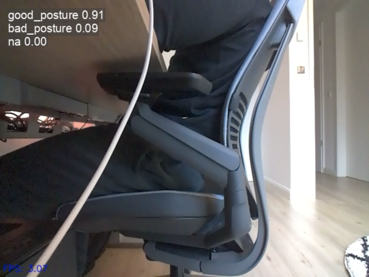 YOLO model incorrectly classifying slouching as good posture